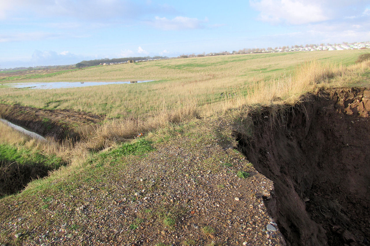 Sea defences at Sand Le Mere