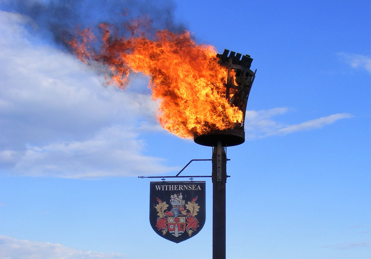 Lighting of beacon D-Day 75th Anniversary 2019