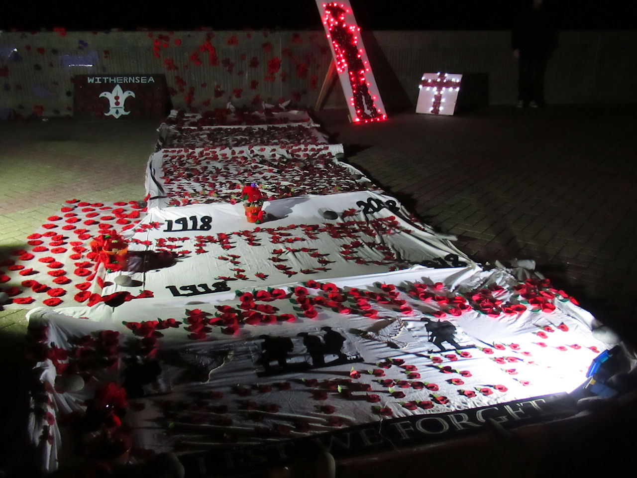 Remembrance day Poppy Wave