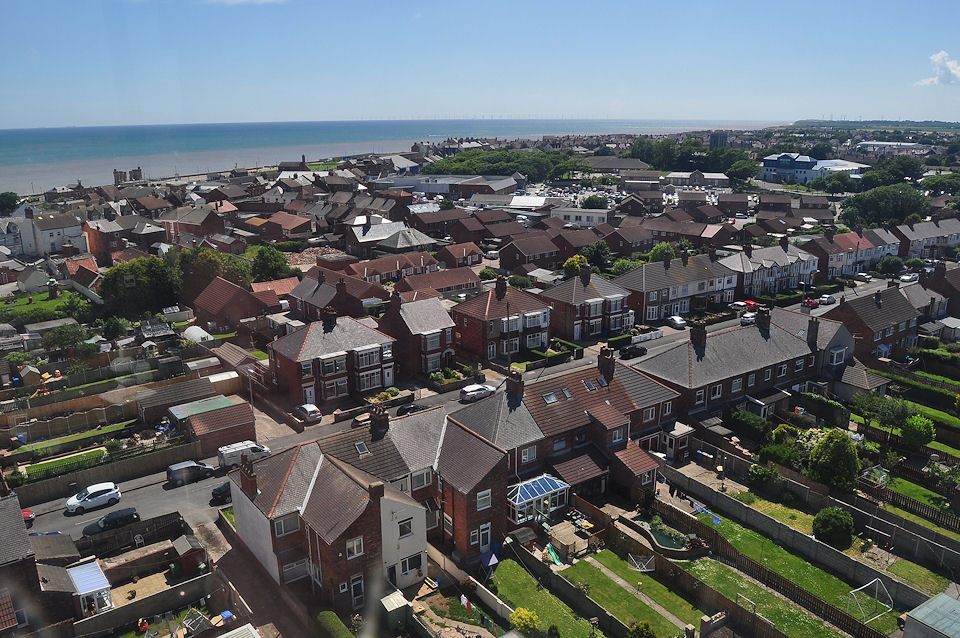 View from the top of Withernsea Lighthouse