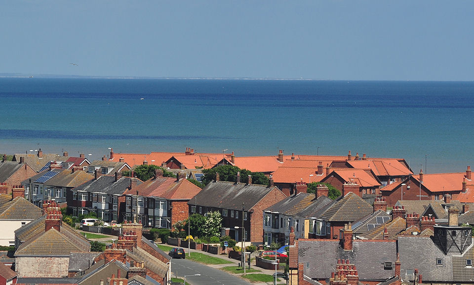 View from the top of Withernsea Lighthouse