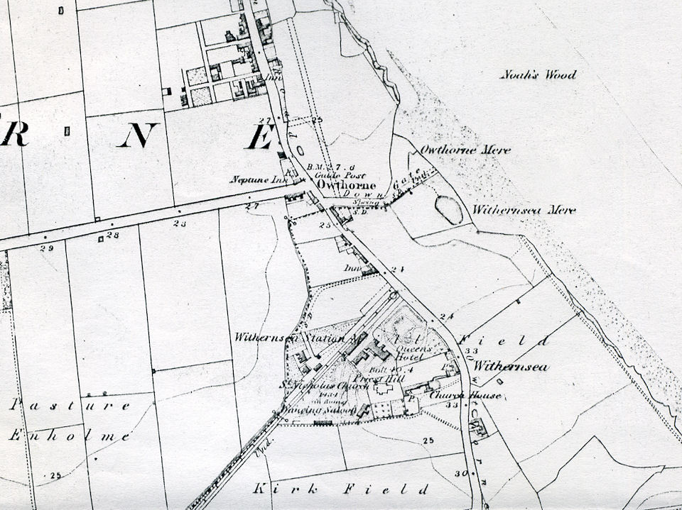 Map of Withernsea 1856