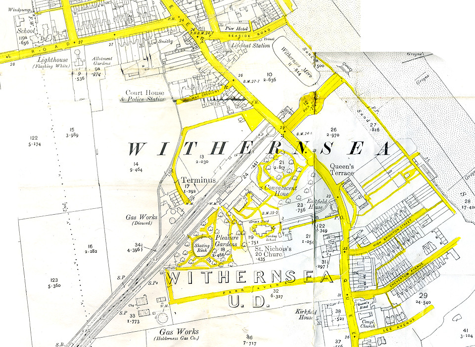 Map of Withernsea 1910