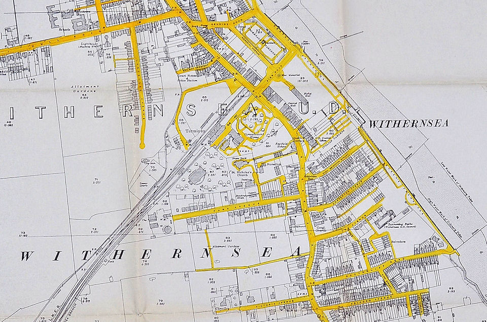 Map of Withernsea 1927