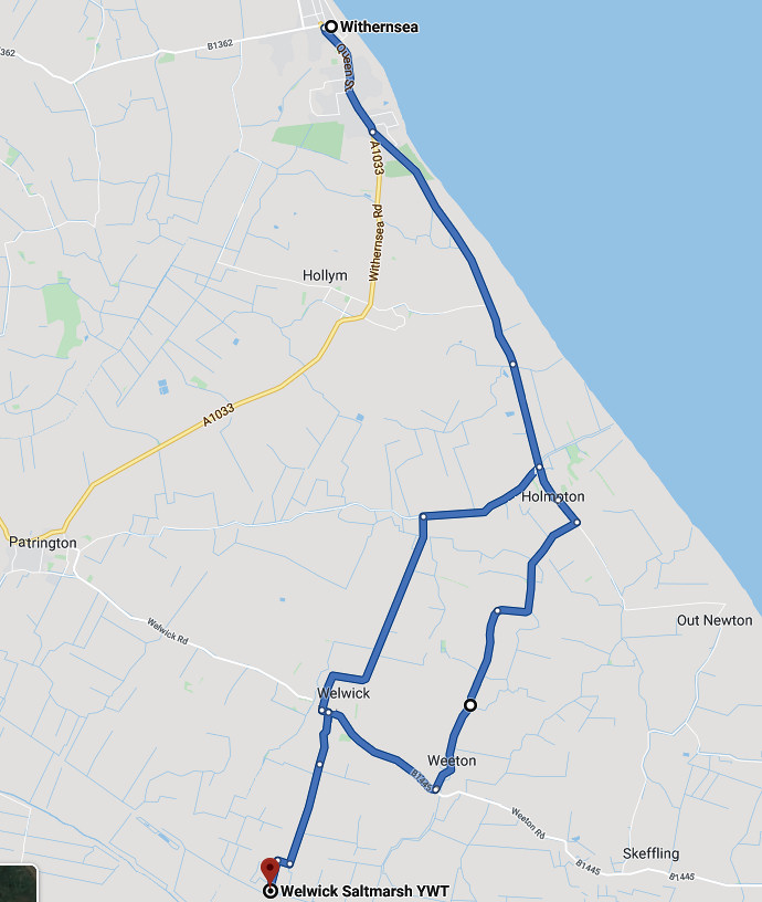 Withernsea to Welwick Saltmarsh