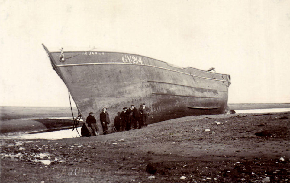 Aquarius ashore at Withernsea