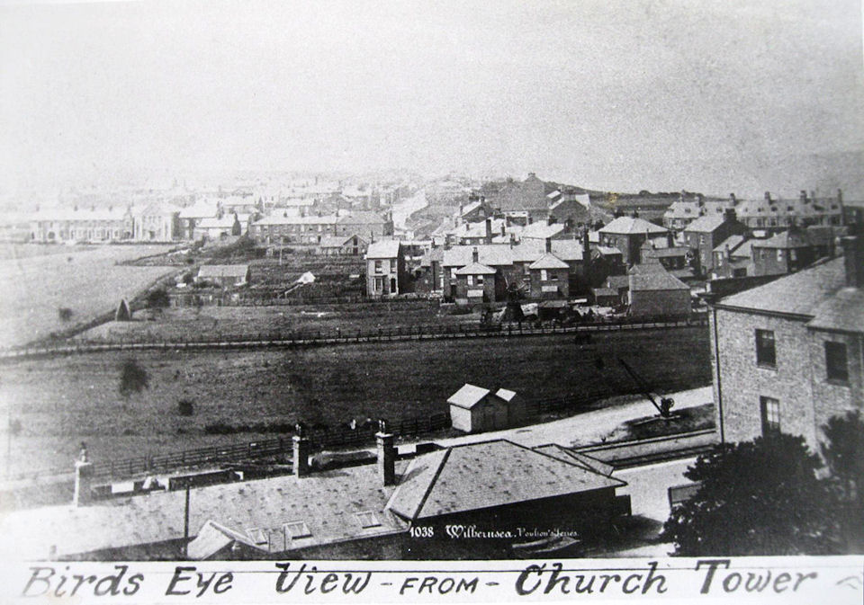 Birds Eye View from the top of the Church Tower