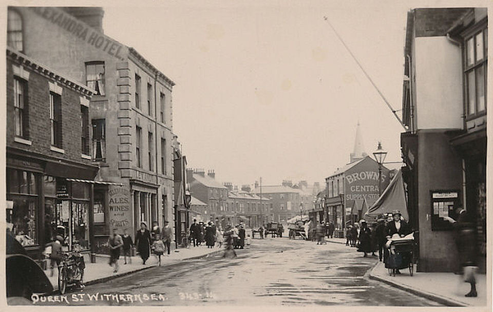 Queen Street and Alexandra Hotel Withernsea