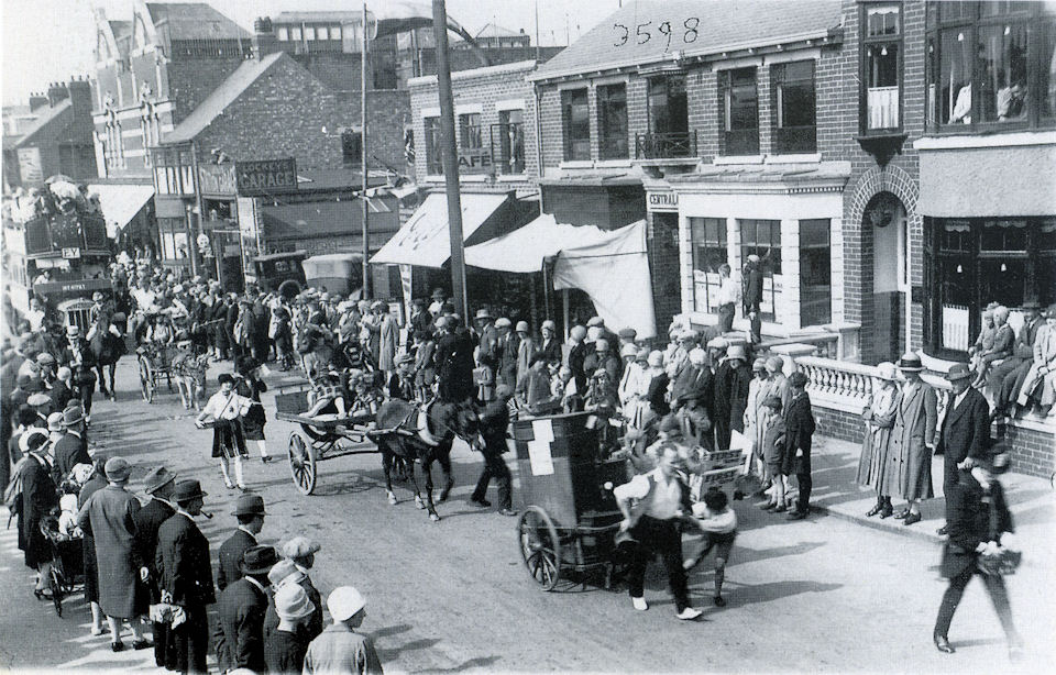 Carnival Parade in Queen Street 1927